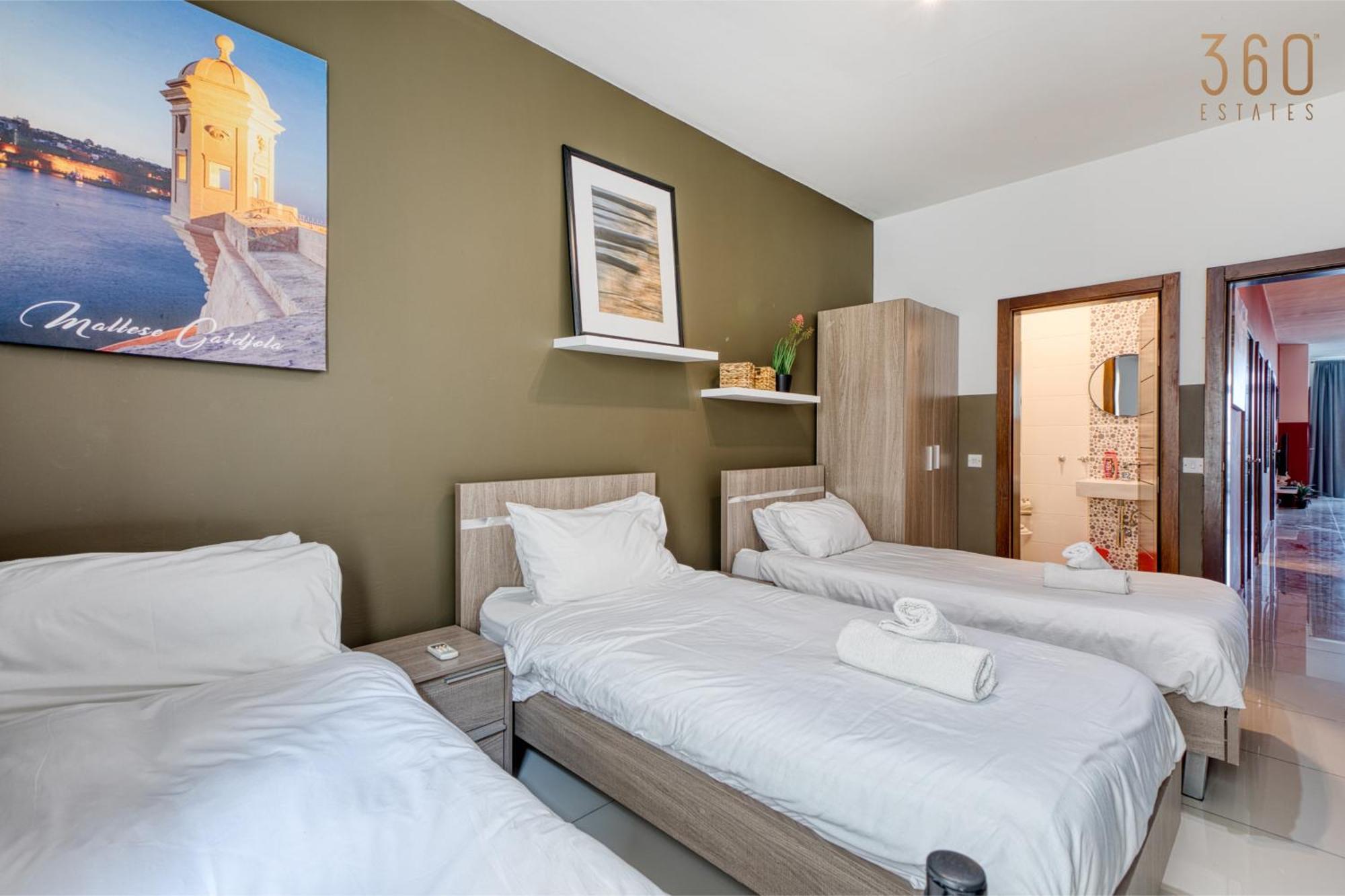 A Lovely 3 Bedroom, 3 Baths Home In The Centre Of Gzira By 360 Estates Exterior photo